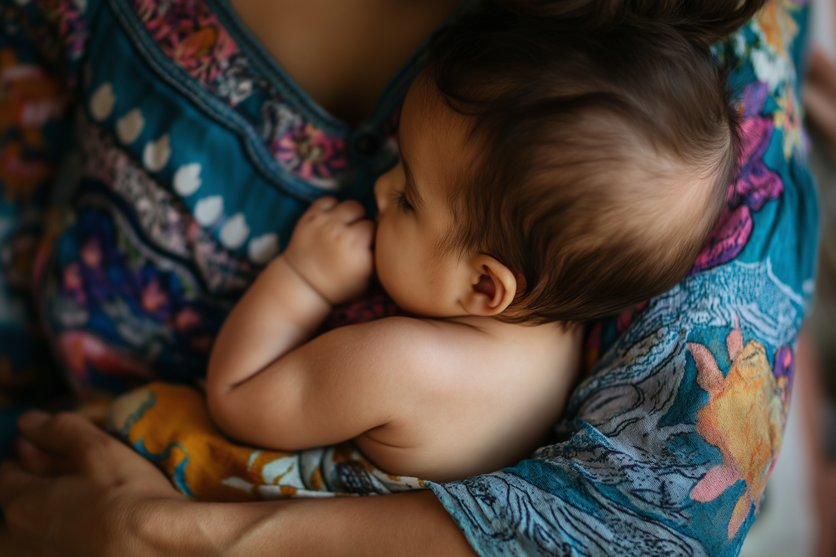 Caring nanny with child - trusted domestic help